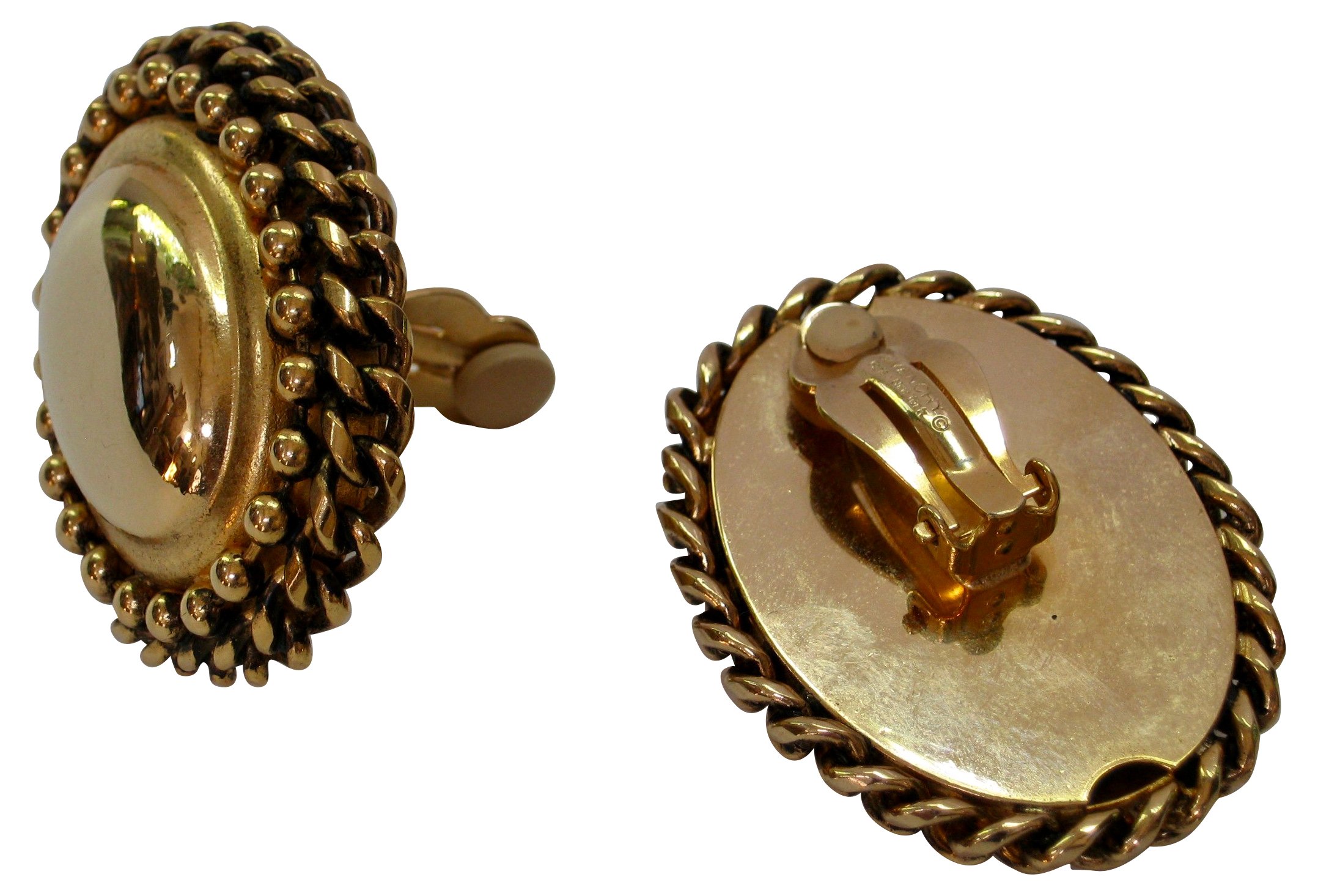 Givenchy Oversize Oval Cable Earrings 3 Givenchy Oversize Oval Cable Earrings