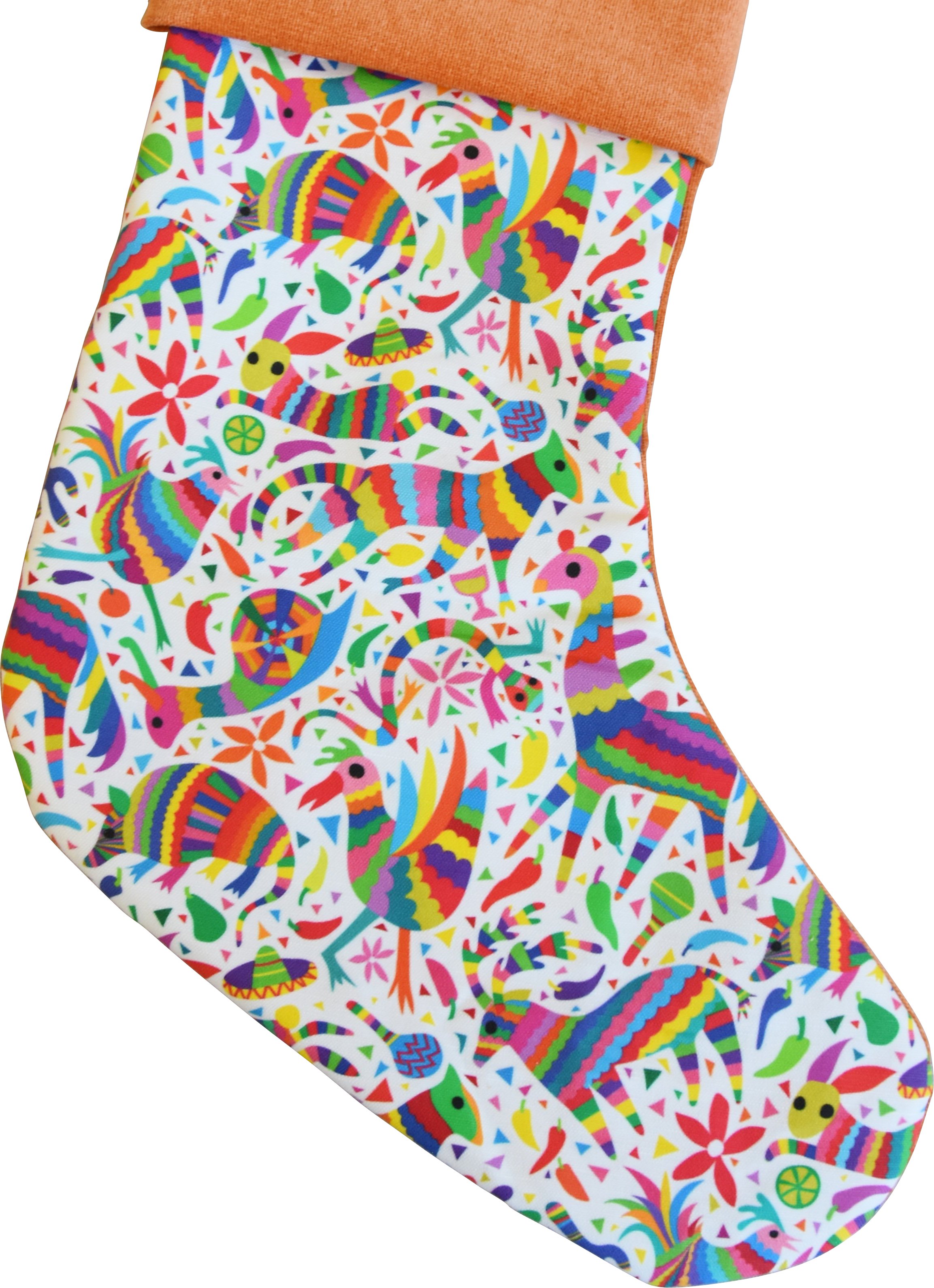 Fantasy Otomi Animal Christmas Stocking 3 Fantasy Otomi Animal Christmas Stocking