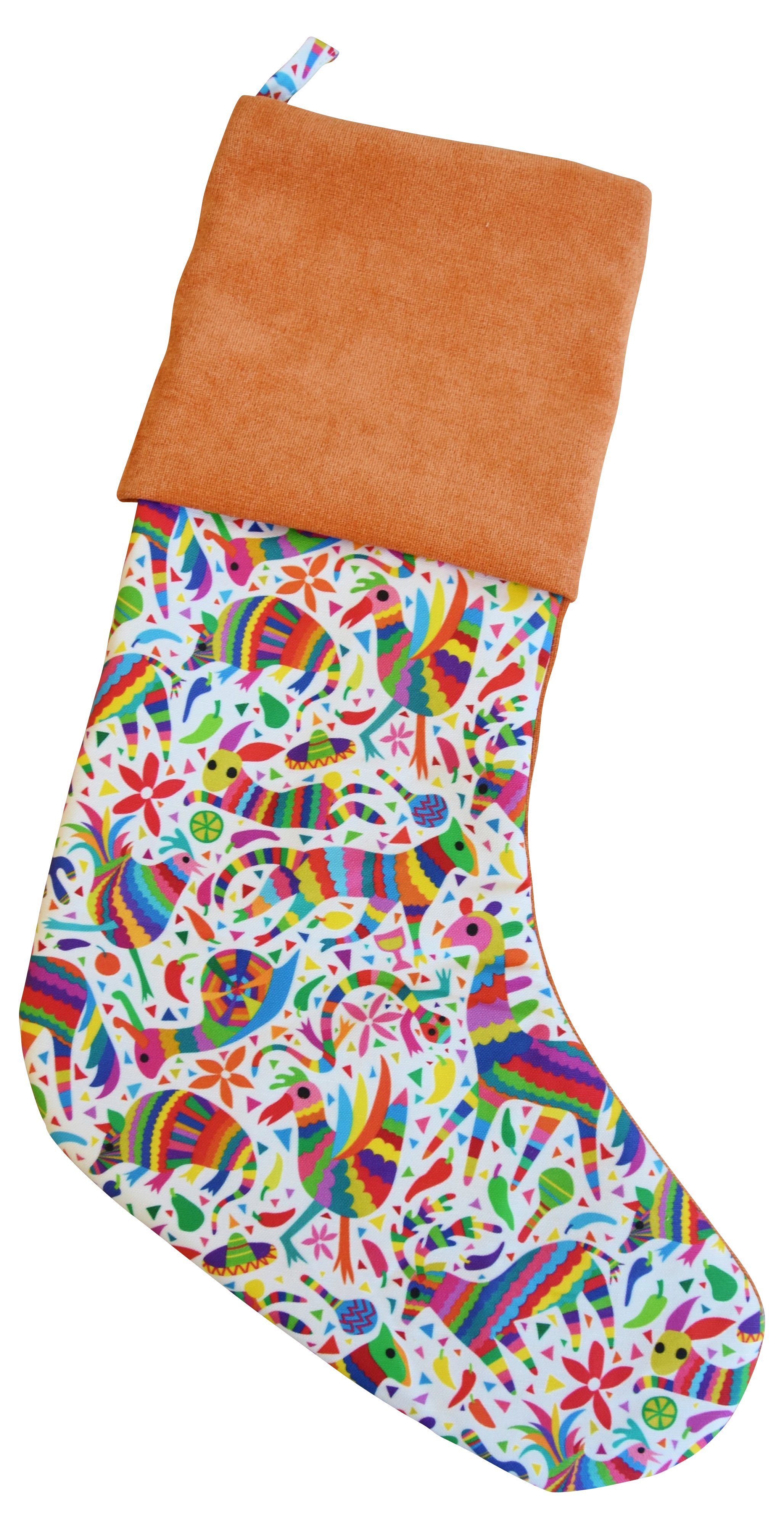 Fantasy Otomi Animal Christmas Stocking 6 Fantasy Otomi Animal Christmas Stocking