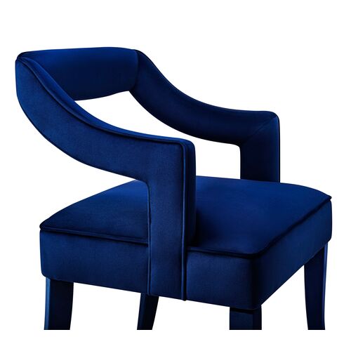 Serena Side Chair, Navy 4 Serena Side Chair, Navy