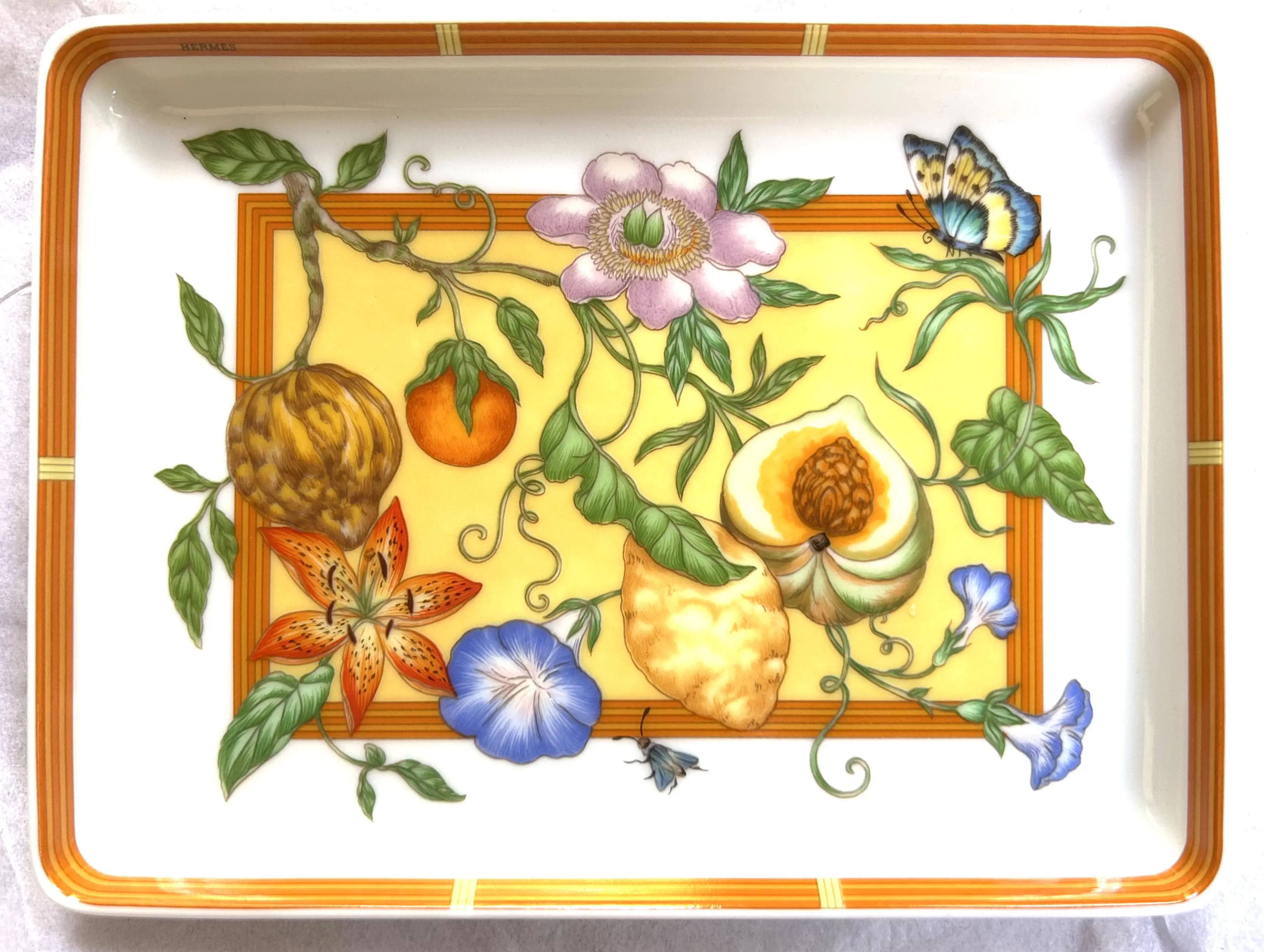 Herm???????????s French Porcelain Siesta Tray 1 Herm???????????s French Porcelain Siesta Tray