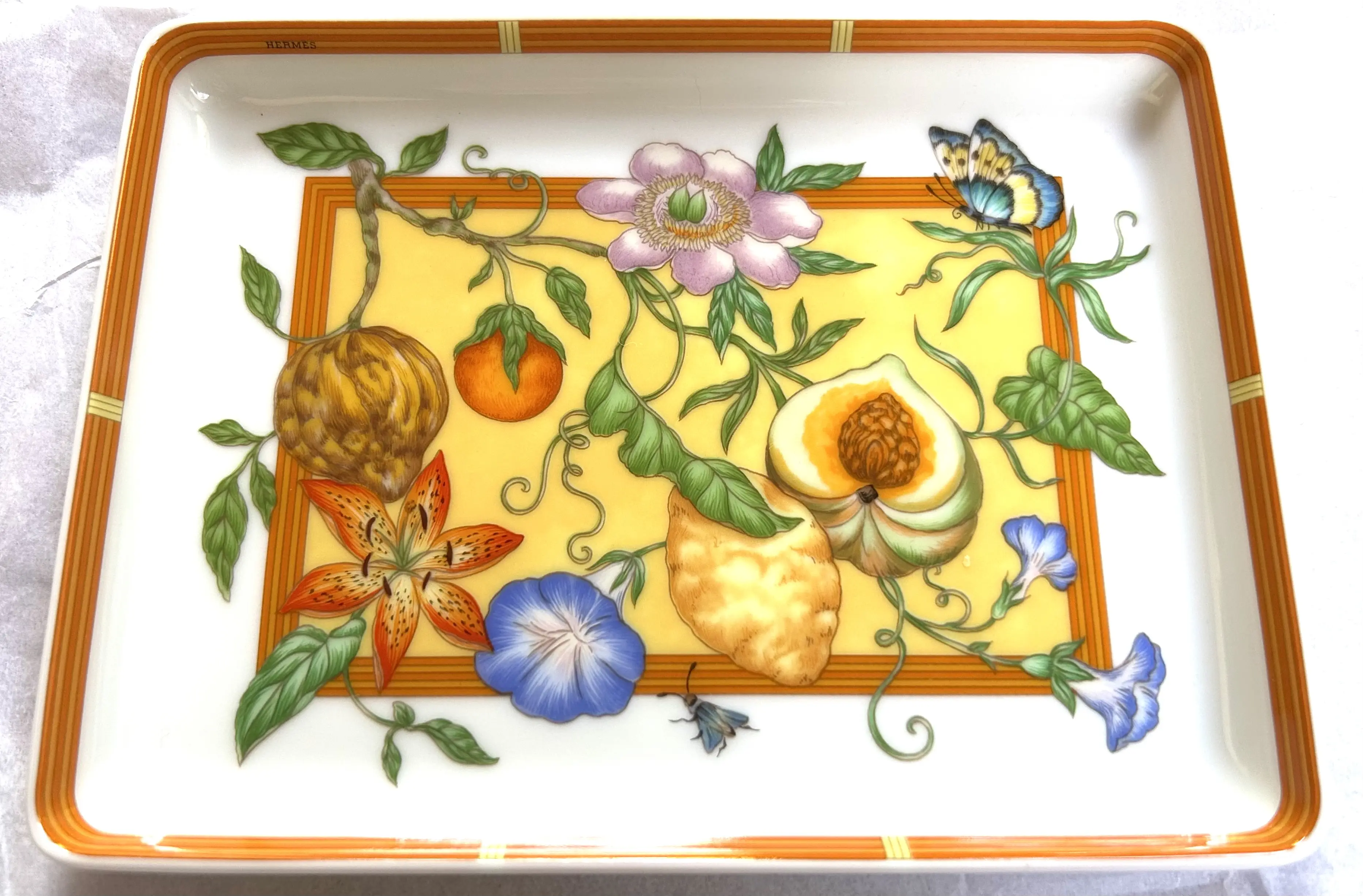 Herm???????????s French Porcelain Siesta Tray 2 Herm???????????s French Porcelain Siesta Tray