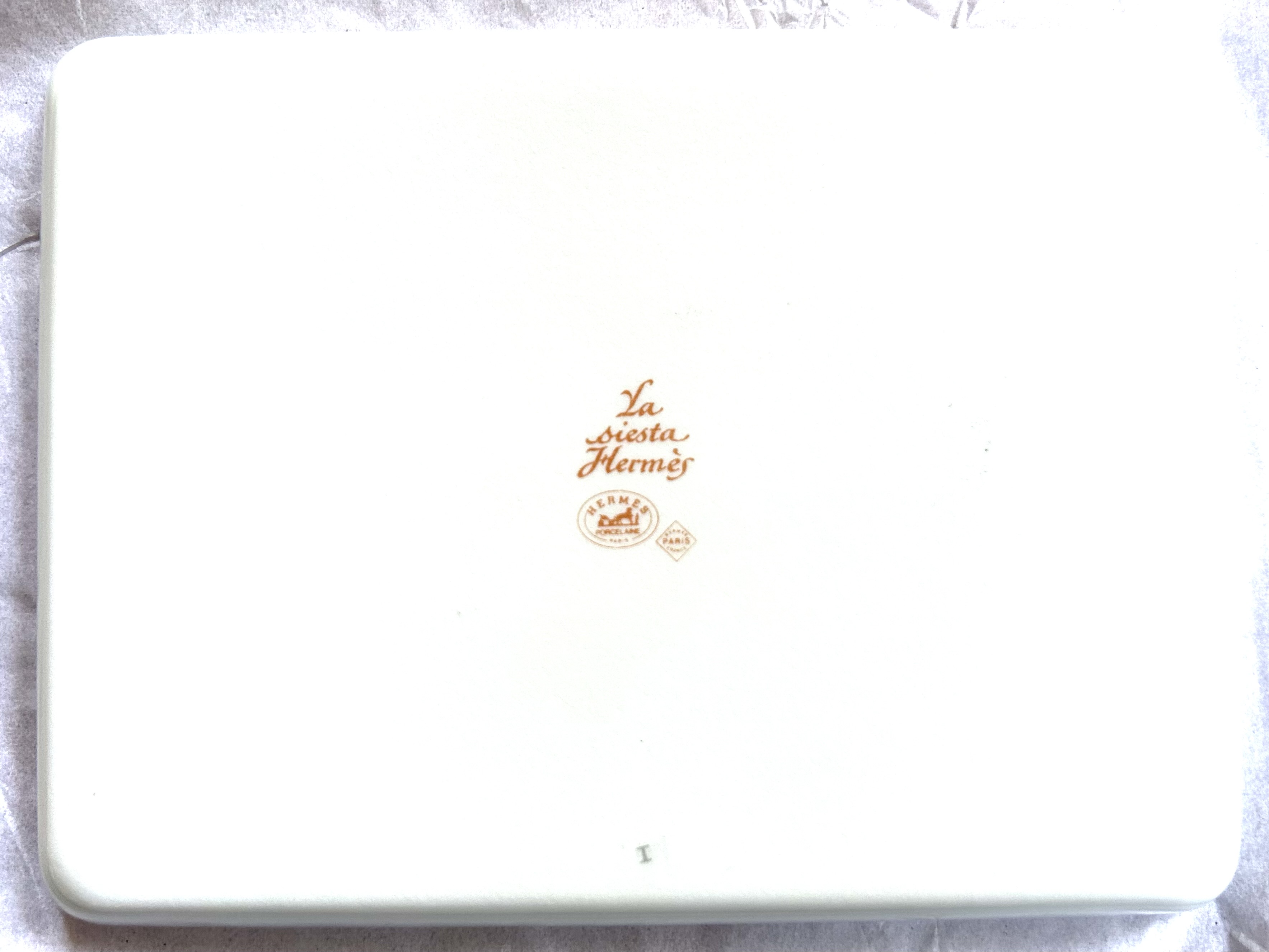 Herm???????????s French Porcelain Siesta Tray 3 Herm???????????s French Porcelain Siesta Tray