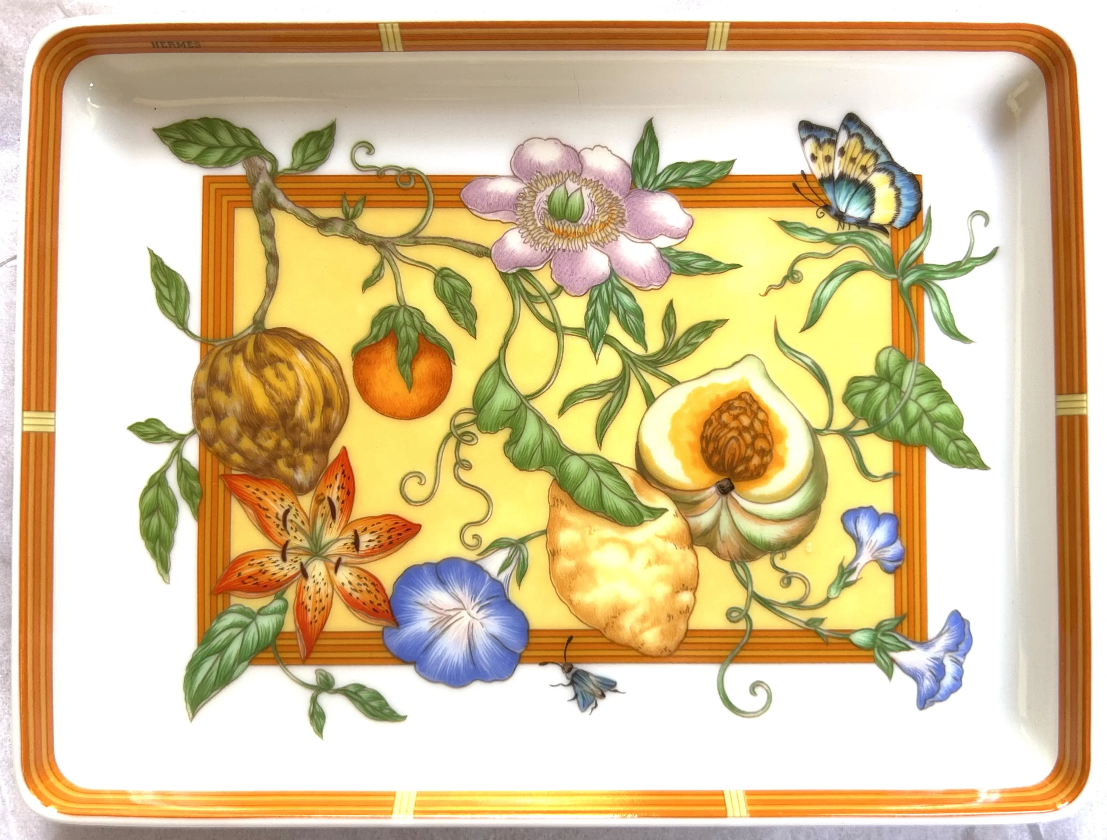 Herm???????????s French Porcelain Siesta Tray 4 Herm???????????s French Porcelain Siesta Tray