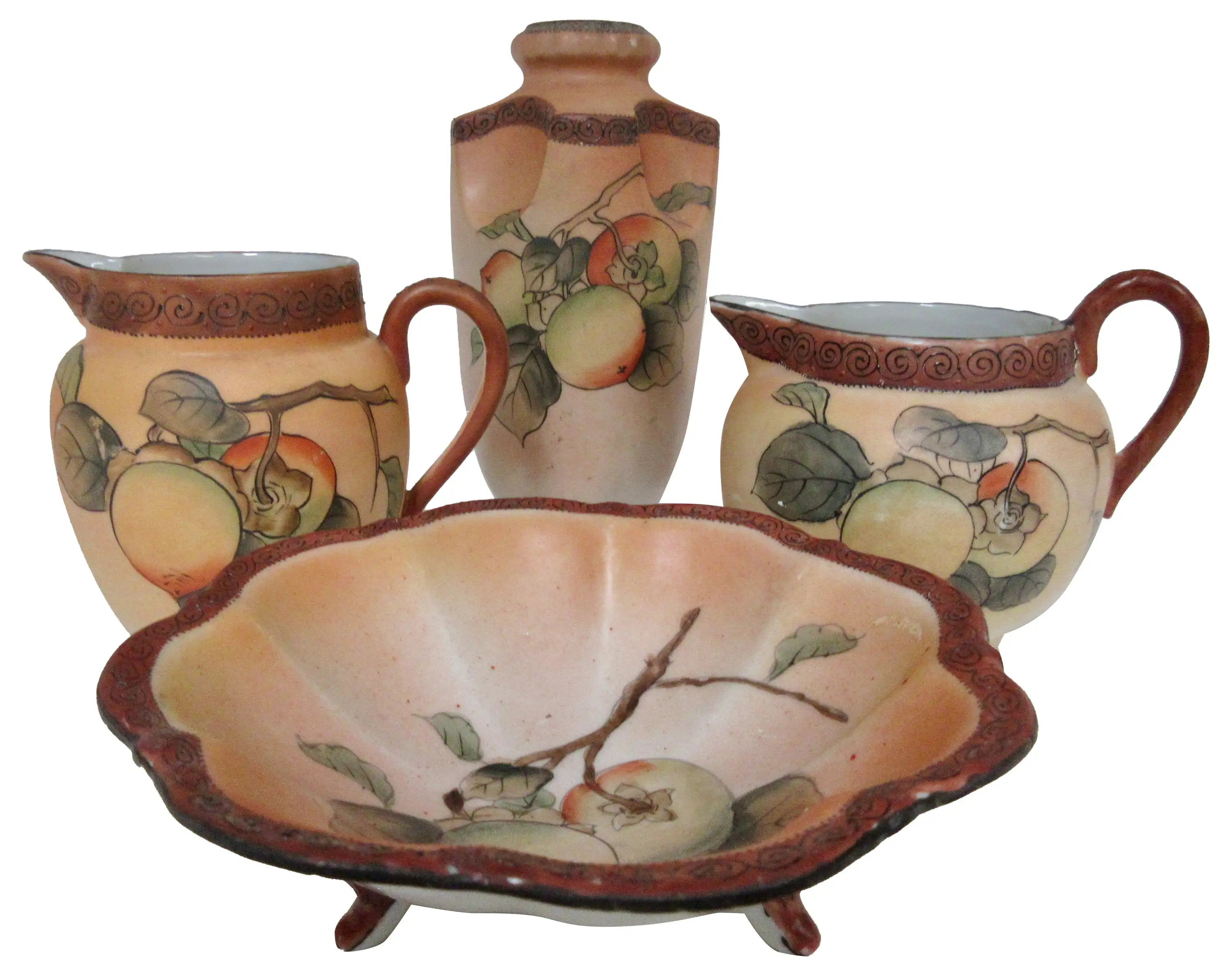 Early 1900s Japanese Porcelain S/4
