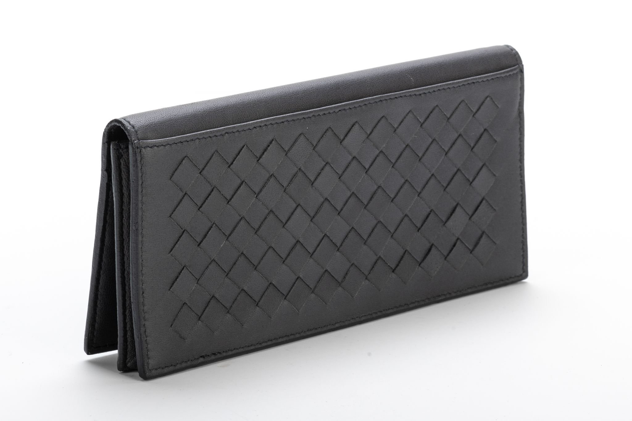 Bottega Intrecciato Gray Wallet Unisex 3 Bottega Intrecciato Gray Wallet Unisex
