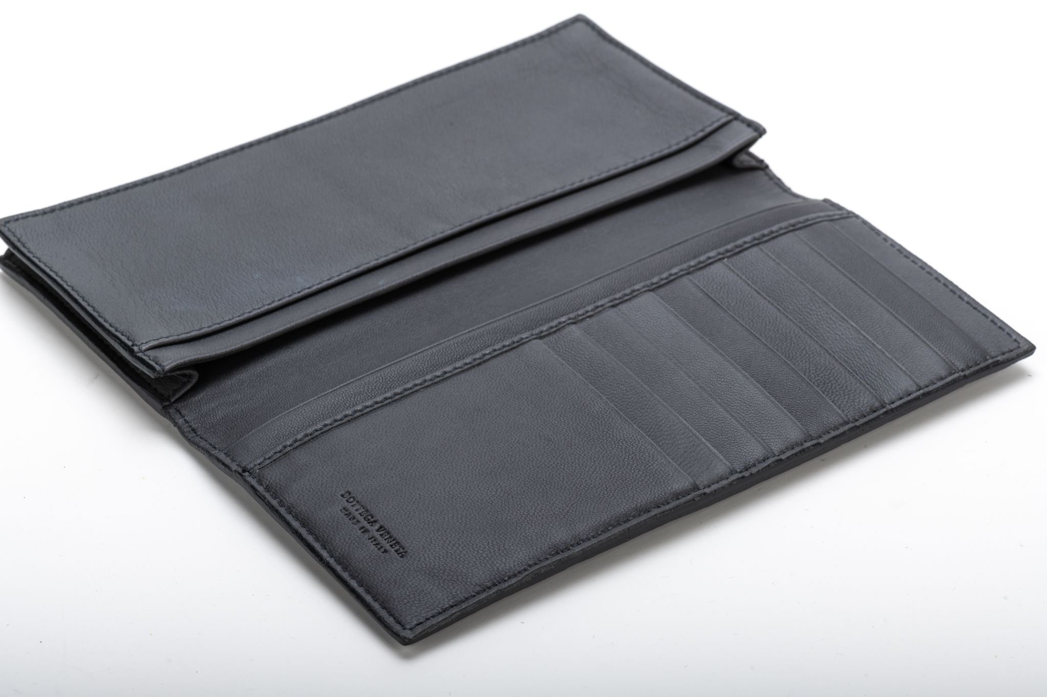 Bottega Intrecciato Gray Wallet Unisex 5 Bottega Intrecciato Gray Wallet Unisex