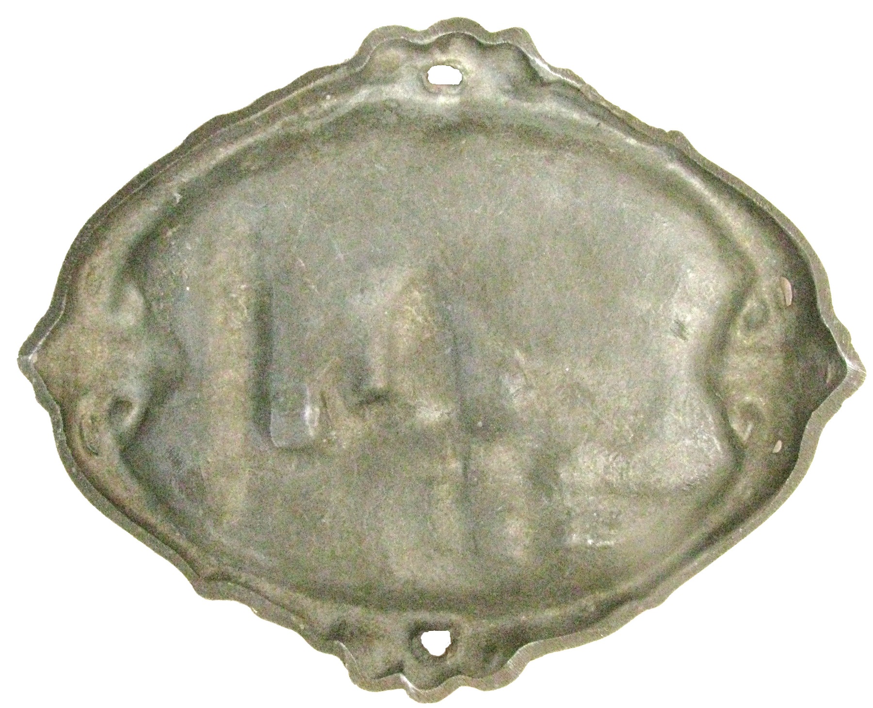 Paris Souvenir Pewter Plaque / Ashtray 3 Paris Souvenir Pewter Plaque / Ashtray