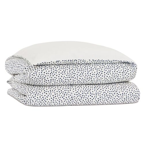 Hugo Speckled Duvet Cover, Indigo 1 Hugo Speckled Duvet Cover, Indigo