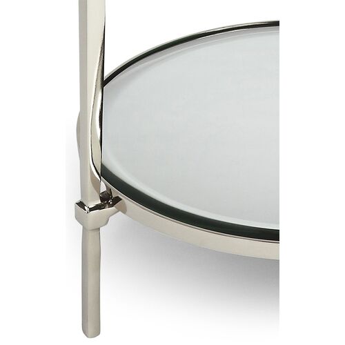 Isabelle Side Table, Silver 2 Isabelle Side Table, Silver