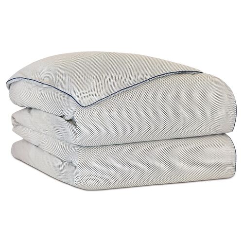 Lodi Dotted Duvet Cover, White 1 Lodi Dotted Duvet Cover, White