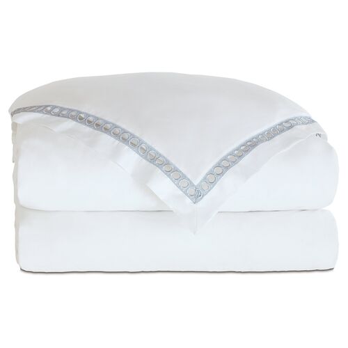 Celine Duvet Cover, Silver 1 Celine Duvet Cover, Silver