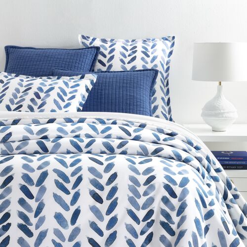 Blue Brush Sham, Blue 4 Blue Brush Sham, Blue