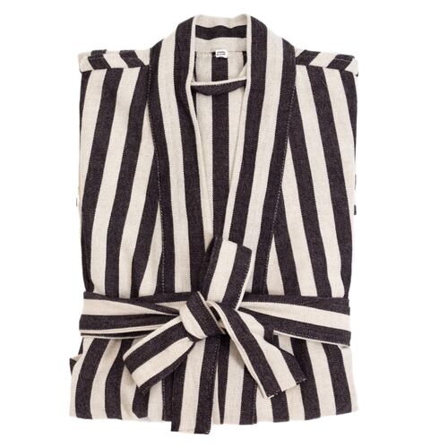 Eastern Woven Turkish Zebra Bath Robe