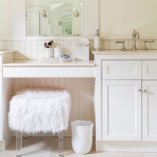 Berry & Thread White Wastebasket 2 Berry & Thread White Wastebasket