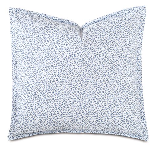 Tanner Indigo Euro Sham, Blue