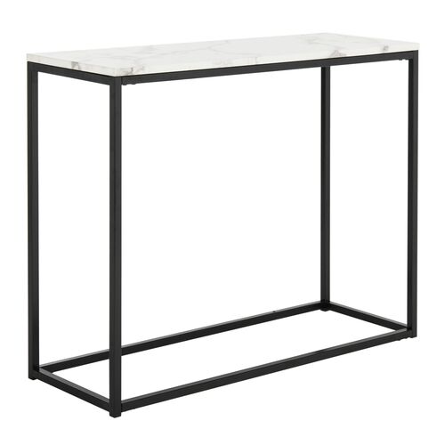 Cuevas Console, White/Gray 1 Cuevas Console, White/Gray