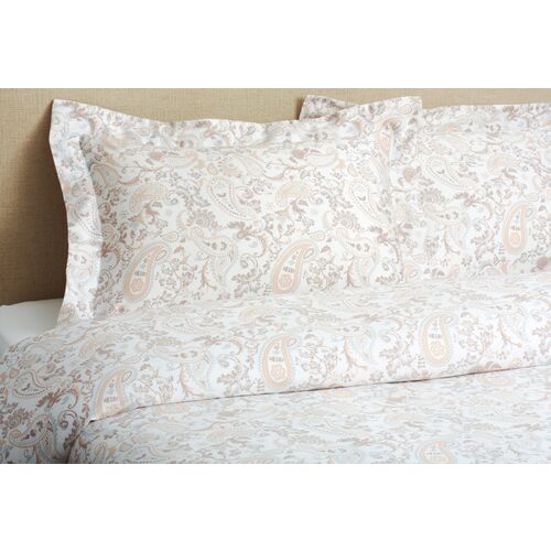 Paisley Mini Duvet Set, Neutral