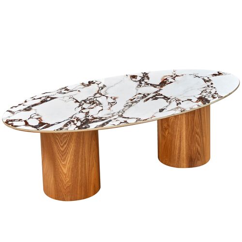 Jules Ceramic Oval Coffee Table 1 Jules Ceramic Oval Coffee Table