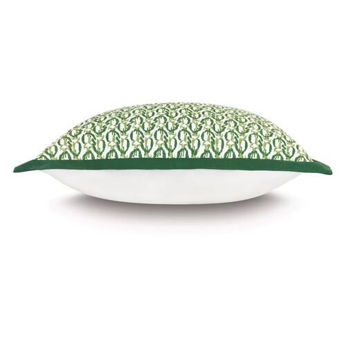 Meyer Mitered Flange Sham, Green 3 Meyer Mitered Flange Sham, Green