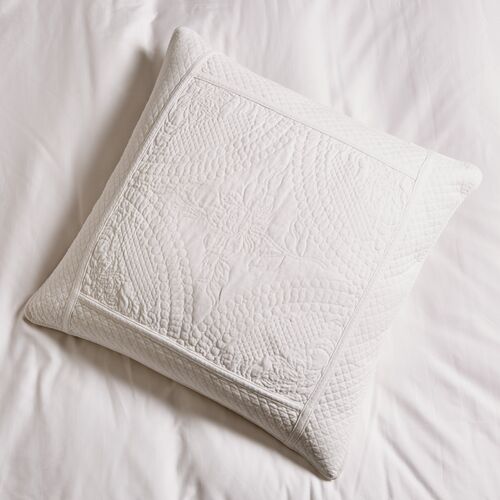 Marseille Euro Sham, White 1 Marseille Euro Sham, White