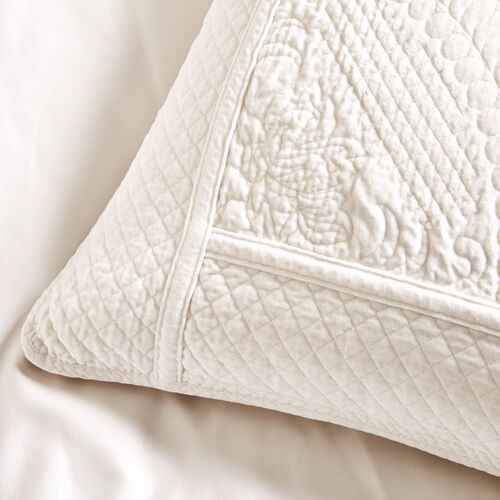 Marseille Euro Sham, White 3 Marseille Euro Sham, White