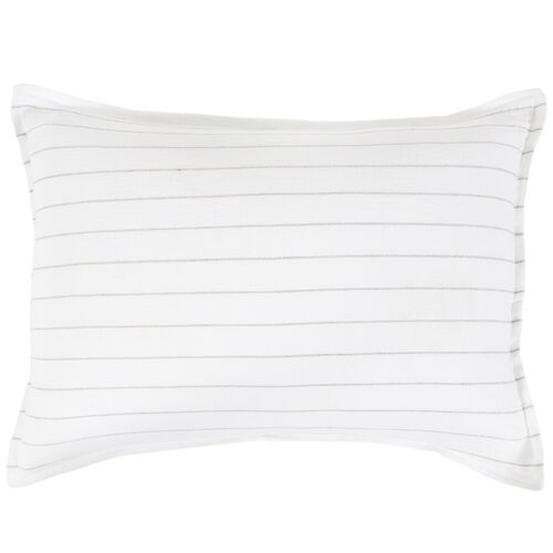 Blake Sham, White/Natural