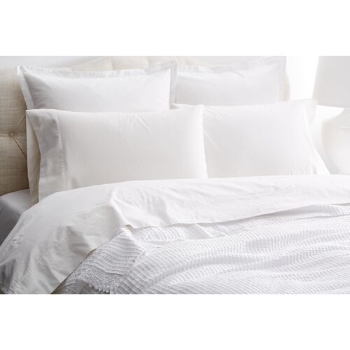 Shelly Romance Coverlet, White