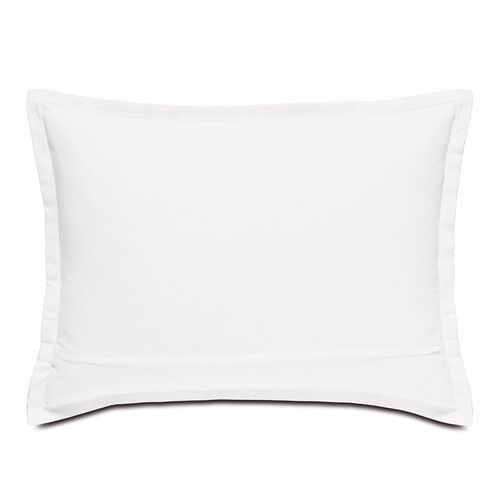 Brentwood Emblem Print Standard Sham, Taupe/White 3 Brentwood Emblem Print Standard Sham, Taupe/White