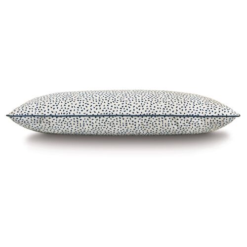 Claire Speckled Sham, White/Indigo 2 Claire Speckled Sham, White/Indigo