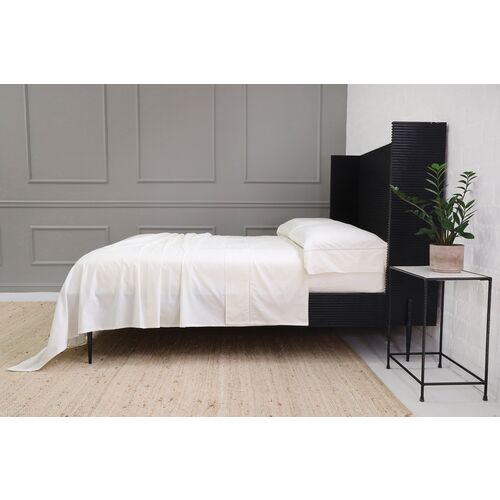 Como Ladder Stitch Cotton Sateen Pillowcase Set 3 Como Ladder Stitch Cotton Sateen Pillowcase Set