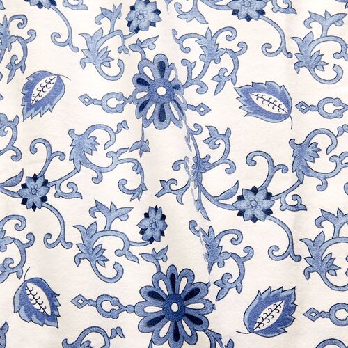 Paisley Flannel Sheet Set, Blue 6 Paisley Flannel Sheet Set, Blue