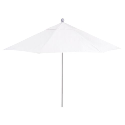 Market Patio Umbrella, Natural/Silver Sunbrella 1 Market Patio Umbrella, Natural/Silver Sunbrella