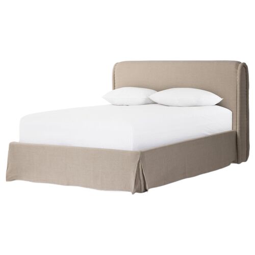 Wyndham Linen Slipcover Bed