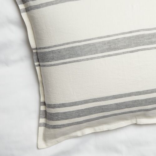 Jackson Sham, Cream/Gray 3 Jackson Sham, Cream/Gray