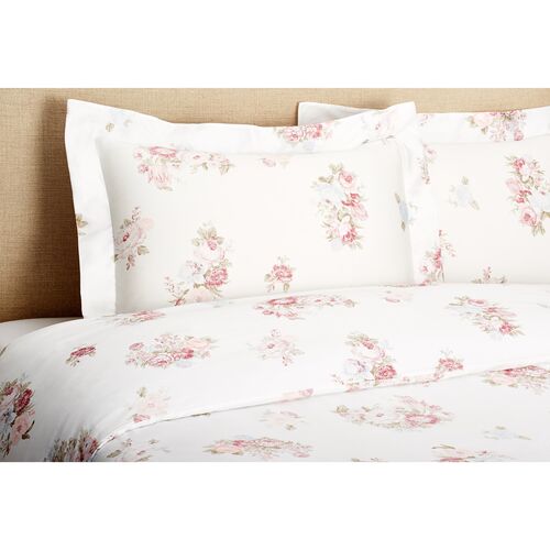 Vintage-Style Duvet, Rose