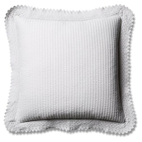 Shelly Romance Euro Sham, Gray