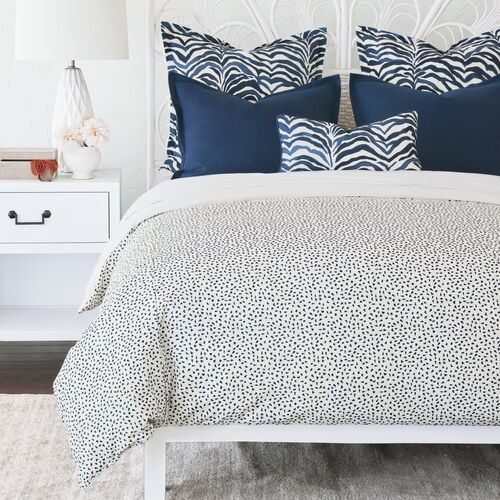 Breeze Linen Sham, Indigo 6 Breeze Linen Sham, Indigo