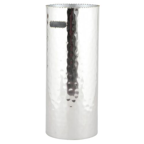 19" Gold Bead Nickel Umbrella Stand