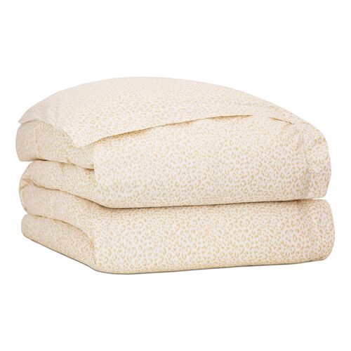 Tanner Sand Duvet Cover, Yellow