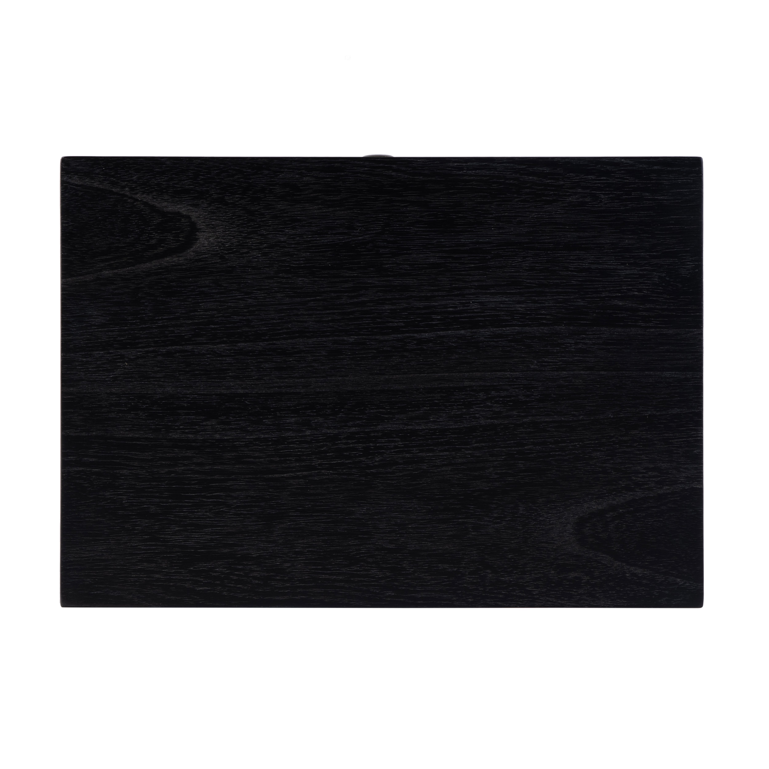 Myrtle Cane 1-Drawer Nightstand, Washed Black 6 Myrtle Cane 1-Drawer Nightstand, Washed Black