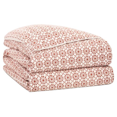 Sconset Duvet Cover, Pink