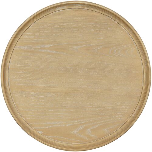 Esmarca Wooden Cord Wrapped End Table, Natural 5 Esmarca Wooden Cord Wrapped End Table, Natural