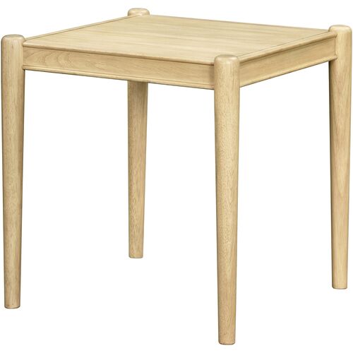 Brisa Wooden End Table, Natural 1 Brisa Wooden End Table, Natural