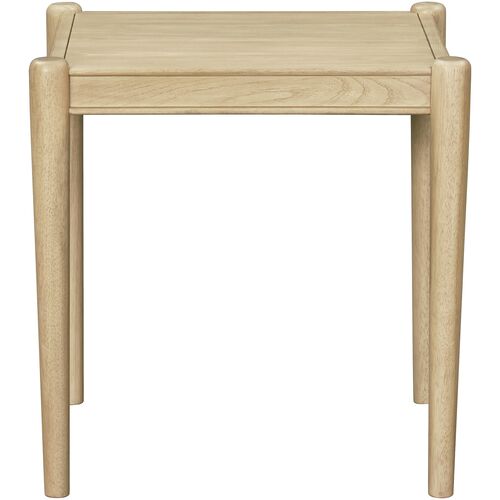 Brisa Wooden End Table, Natural 2 Brisa Wooden End Table, Natural