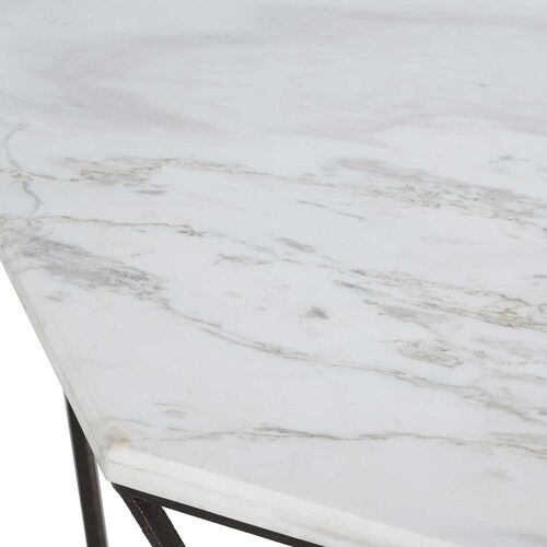 Kingstone Marble Bunching Table, Dark Bronze 4 Kingstone Marble Bunching Table, Dark Bronze