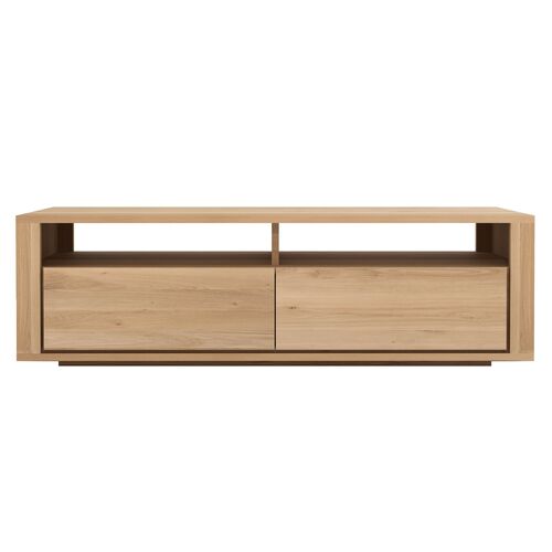Shadow 2-Drawer Media Console, Oak 1 Shadow 2-Drawer Media Console, Oak