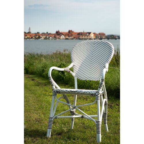 Isabell Outdoor Armchair, White/Cappuccino 4 Isabell Outdoor Armchair, White/Cappuccino