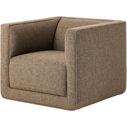 Julian Swivel Chair, Delta Tweed 1 Julian Swivel Chair, Delta Tweed