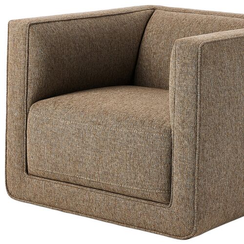 Julian Swivel Chair, Delta Tweed 9 Julian Swivel Chair, Delta Tweed